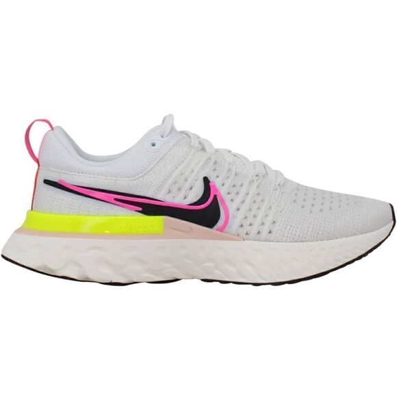 Nike React Infinity Run FK 2 White/Black-Sail-Pink Blast DJ5396-100 Women's 8 - Picture 1 of 10